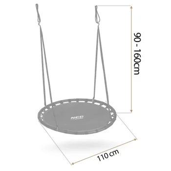 Dječja Ljuljačka Neo Sport Swingo Ptičje Gnijezdo, Ø 110 Cm, Crvena 4