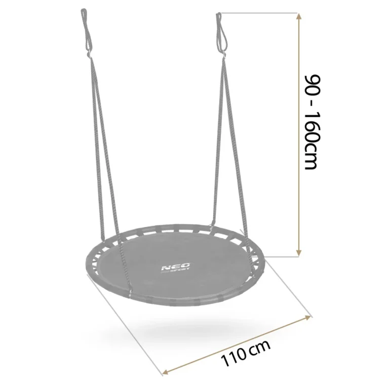 Dječja Ljuljačka Neo Sport Swingo Ptičje Gnijezdo, Ø 110 Cm, Crvena 4