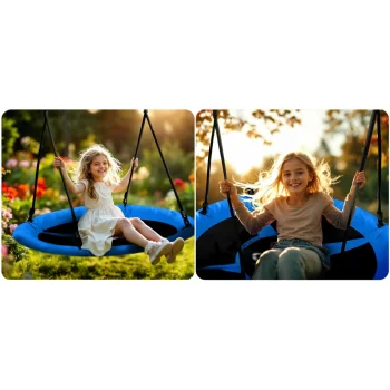 Dječja Ljuljačka Neo Sport Swingo Ptičje Gnijezdo, Ø 110 Cm, Siva 7