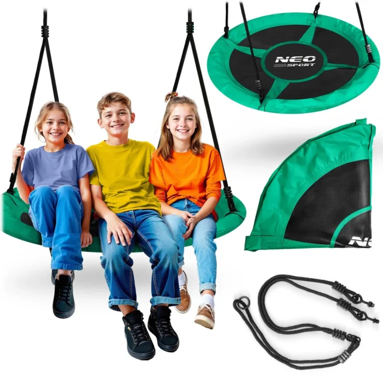 Dječja Ljuljačka Neo Sport Swingo Ptičje Gnijezdo, Ø 110 Cm, Zelena 1