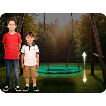 Dječja Ljuljačka Neo Sport Swingo Ptičje Gnijezdo, Ø 110 Cm, Zelena 10