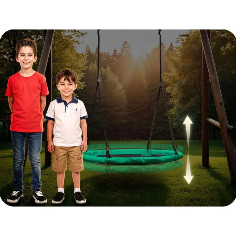 Dječja Ljuljačka Neo Sport Swingo Ptičje Gnijezdo, Ø 110 Cm, Zelena 10