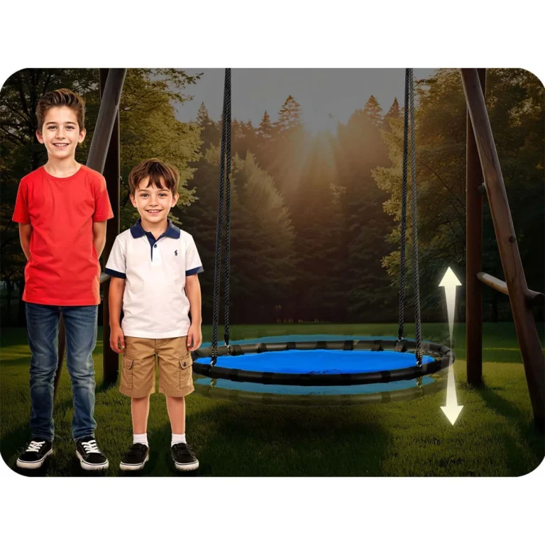 Dječja Ljuljačka Neo Sport Swingo Ptičje Gnijezdo, Ø 120 Cm, Crvena, Var. 110221 8