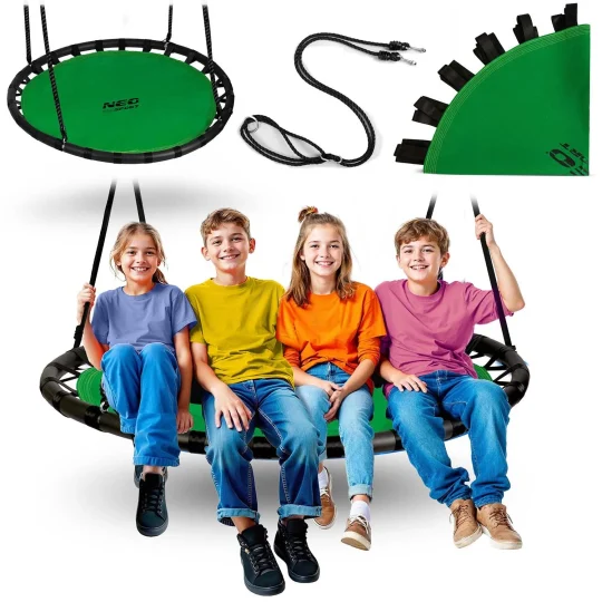 Dječja Ljuljačka Neo Sport Swingo Ptičje Gnijezdo, Ø 120 Cm, Crvena, Var. 110222 1