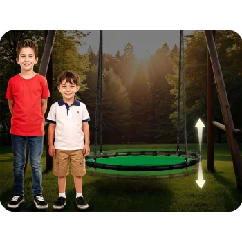 Dječja Ljuljačka Neo Sport Swingo Ptičje Gnijezdo, Ø 120 Cm, Crvena, Var. 110222 11