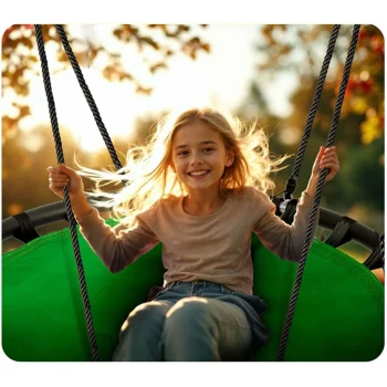 Dječja Ljuljačka Neo Sport Swingo Ptičje Gnijezdo, Ø 120 Cm, Crvena, Var. 110222 5