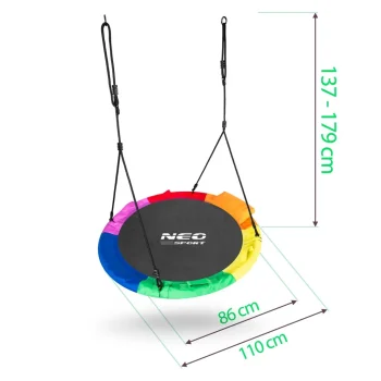 Dječja Ljuljačka Swingo Xxl Ptičje Gnijezdo, Višebojna, Ø 110 Cm 10