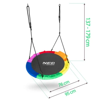 Dječja Ljuljačka Swingo Xxl Ptičje Gnijezdo, Višebojna, Ø 95 Cm 10