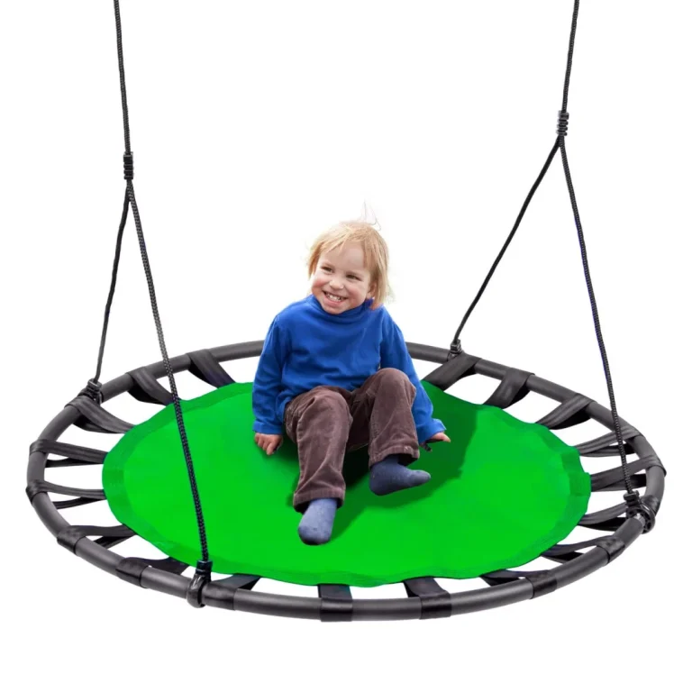 Dječja Ljuljačka Swingo Xxl Ptičje Gnijezdo, Zelena, Ø 120 Cm 11