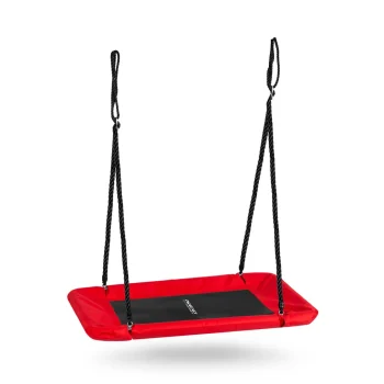 Dječja Pravokutna Ljuljačka Neo Sport Swingo Ptičje Gnijezdo 110 × 70 Cm, Crvena 2