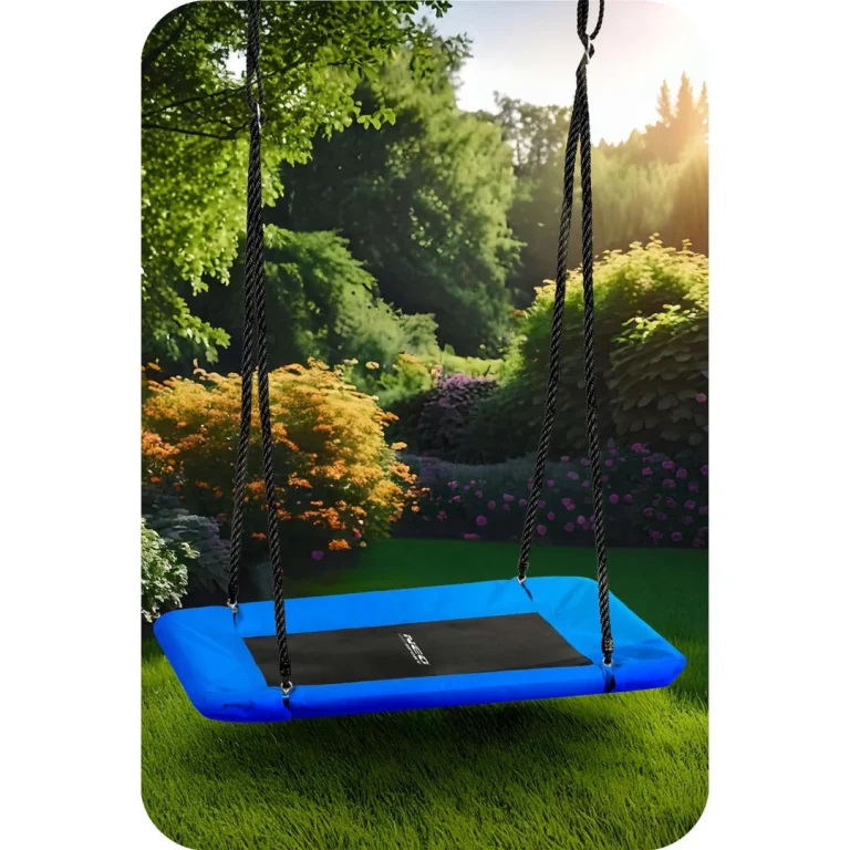 Dječja Pravokutna Ljuljačka Neo Sport Swingo Ptičje Gnijezdo 110 × 70 Cm, Siva 3