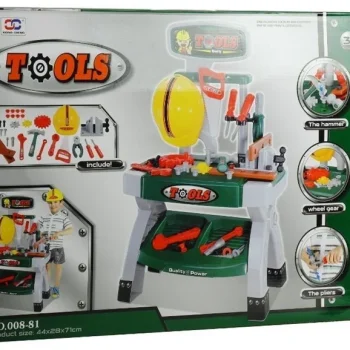 Dječja Radionica S Alatom I škripcem, Visina 71 Cm 6