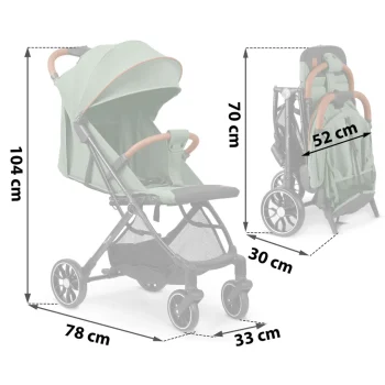 Dječja Spacerica Nukido Paseo 716005, 45 × 27 × 59 Cm 9