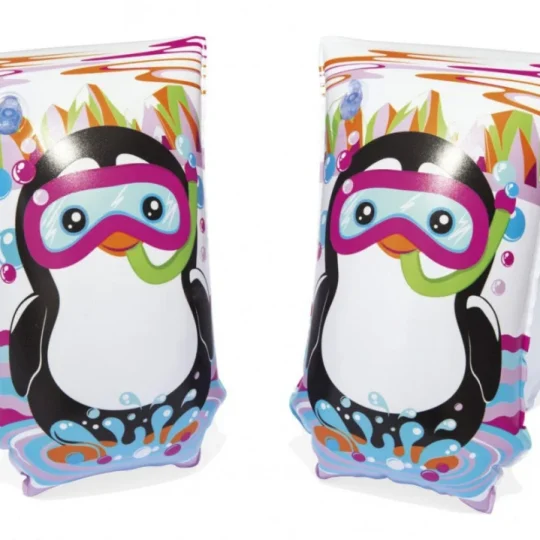 Dječje Narukvice Za Plivanje Penguins Bestway 30x15cm 1