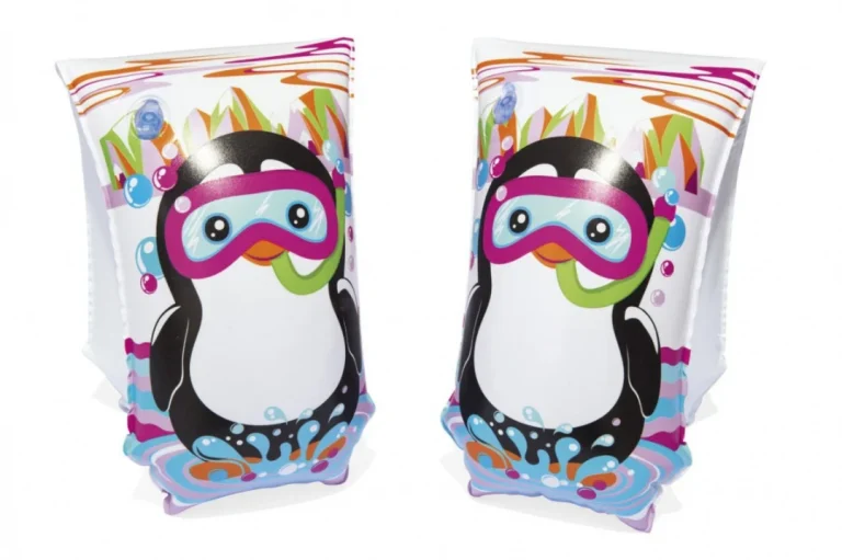 Dječje Narukvice Za Plivanje Penguins Bestway 30x15cm 1