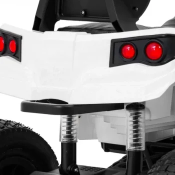 Dječji Atv Air Quad Na Baterije, Bijeli + Gume Na Napuhavanje + Mp3 Radio + Spori Start, Bijela Quad Na Akumulator 11