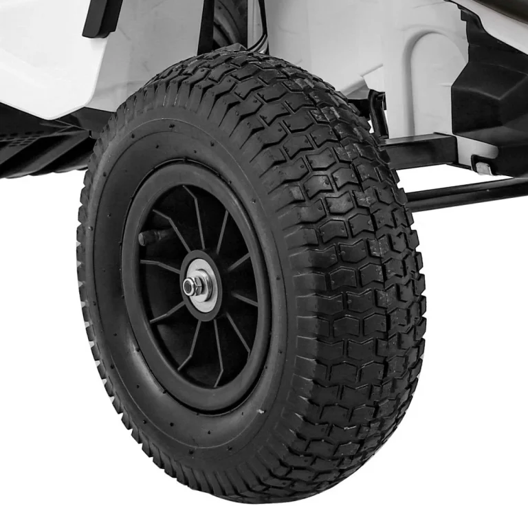 Dječji Atv Air Quad Na Baterije, Bijeli + Gume Na Napuhavanje + Mp3 Radio + Spori Start, Bijela Quad Na Akumulator 13