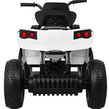 Dječji Atv Air Quad Na Baterije, Bijeli + Gume Na Napuhavanje + Mp3 Radio + Spori Start, Bijela Quad Na Akumulator 6