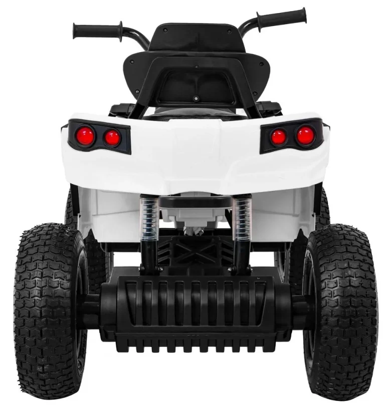 Dječji Atv Air Quad Na Baterije, Bijeli + Gume Na Napuhavanje + Mp3 Radio + Spori Start, Bijela Quad Na Akumulator 6