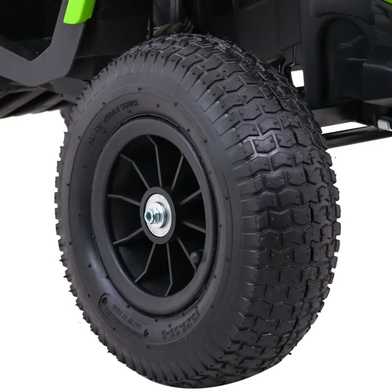 Dječji Atv Air Quad Na Baterije, Crno Zeleni + Gume Na Napuhavanje + Mp3 Radio + Spori Start Quad Na Akumulator 13