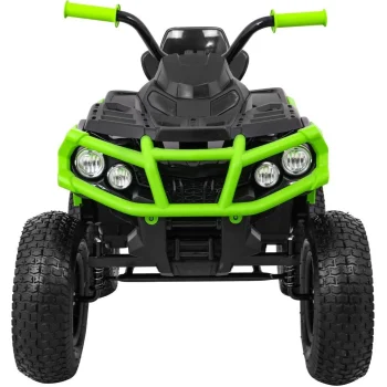 Dječji Atv Air Quad Na Baterije, Crno Zeleni + Gume Na Napuhavanje + Mp3 Radio + Spori Start Quad Na Akumulator 3