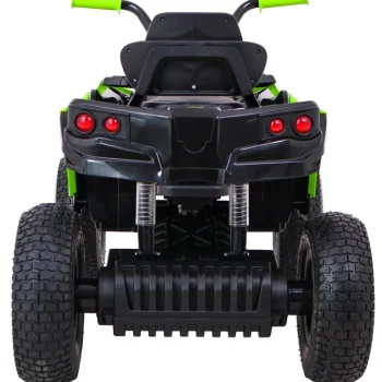 Dječji Atv Air Quad Na Baterije, Crno Zeleni + Gume Na Napuhavanje + Mp3 Radio + Spori Start Quad Na Akumulator 7
