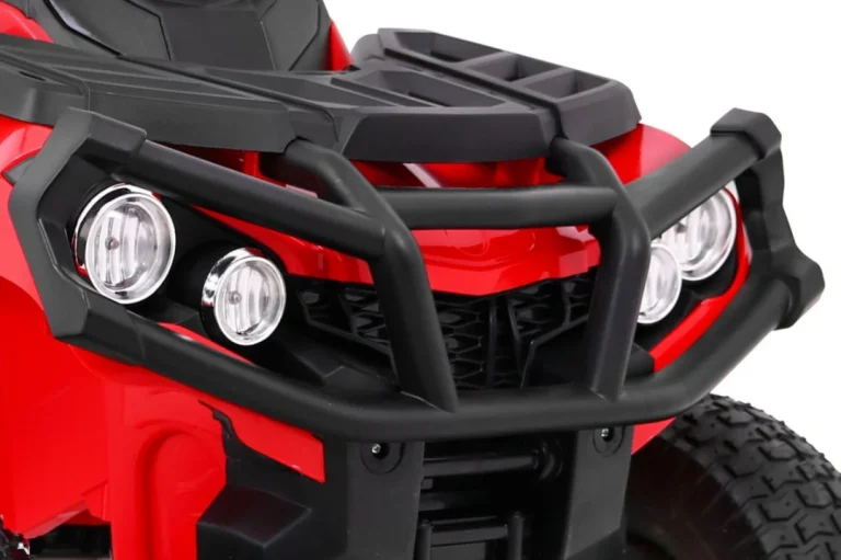 Dječji Atv Air Quad Na Baterije, Crveni + Gume Na Napuhavanje + Mp3 Radio + Spori Start, Crvena Quad Na Akumulator 11