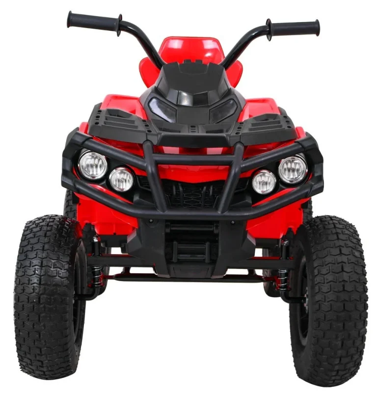 Dječji Atv Air Quad Na Baterije, Crveni + Gume Na Napuhavanje + Mp3 Radio + Spori Start, Crvena Quad Na Akumulator 3