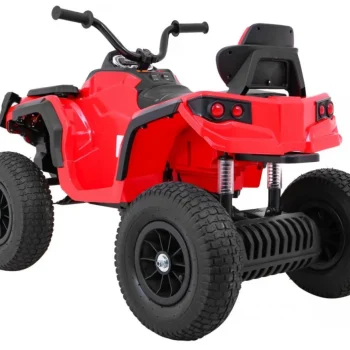 Dječji Atv Air Quad Na Baterije, Crveni + Gume Na Napuhavanje + Mp3 Radio + Spori Start, Crvena Quad Na Akumulator 4