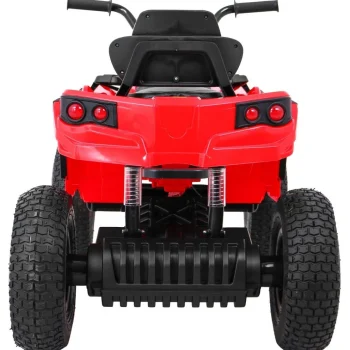 Dječji Atv Air Quad Na Baterije, Crveni + Gume Na Napuhavanje + Mp3 Radio + Spori Start, Crvena Quad Na Akumulator 5