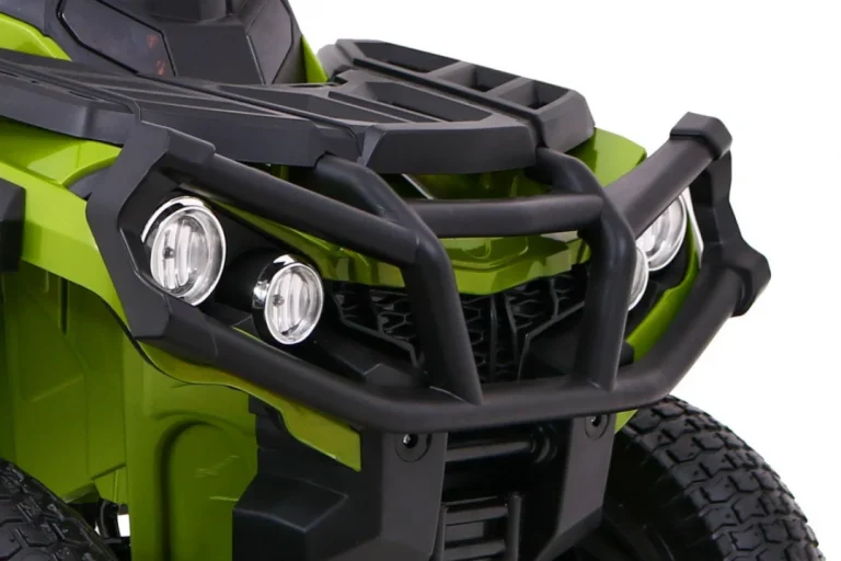 Dječji Atv Air Quad Na Baterije, Zeleni + Gume Na Napuhavanje + Mp3 Radio + Spori Start, Zelena Quad Na Akumulator 11
