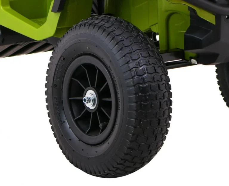 Dječji Atv Air Quad Na Baterije, Zeleni + Gume Na Napuhavanje + Mp3 Radio + Spori Start, Zelena Quad Na Akumulator 12