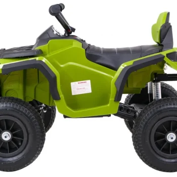 Dječji Atv Air Quad Na Baterije, Zeleni + Gume Na Napuhavanje + Mp3 Radio + Spori Start, Zelena Quad Na Akumulator 4