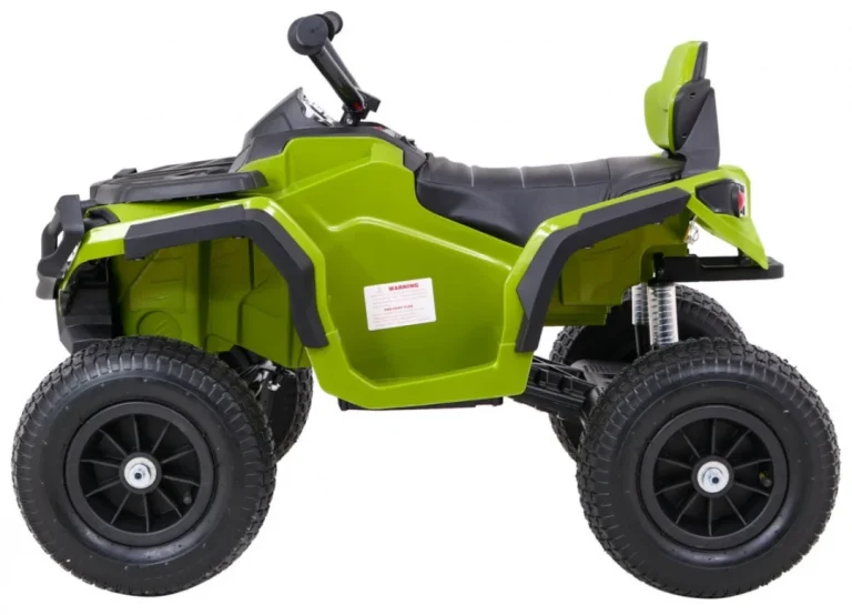 Dječji Atv Air Quad Na Baterije, Zeleni + Gume Na Napuhavanje + Mp3 Radio + Spori Start, Zelena Quad Na Akumulator 4