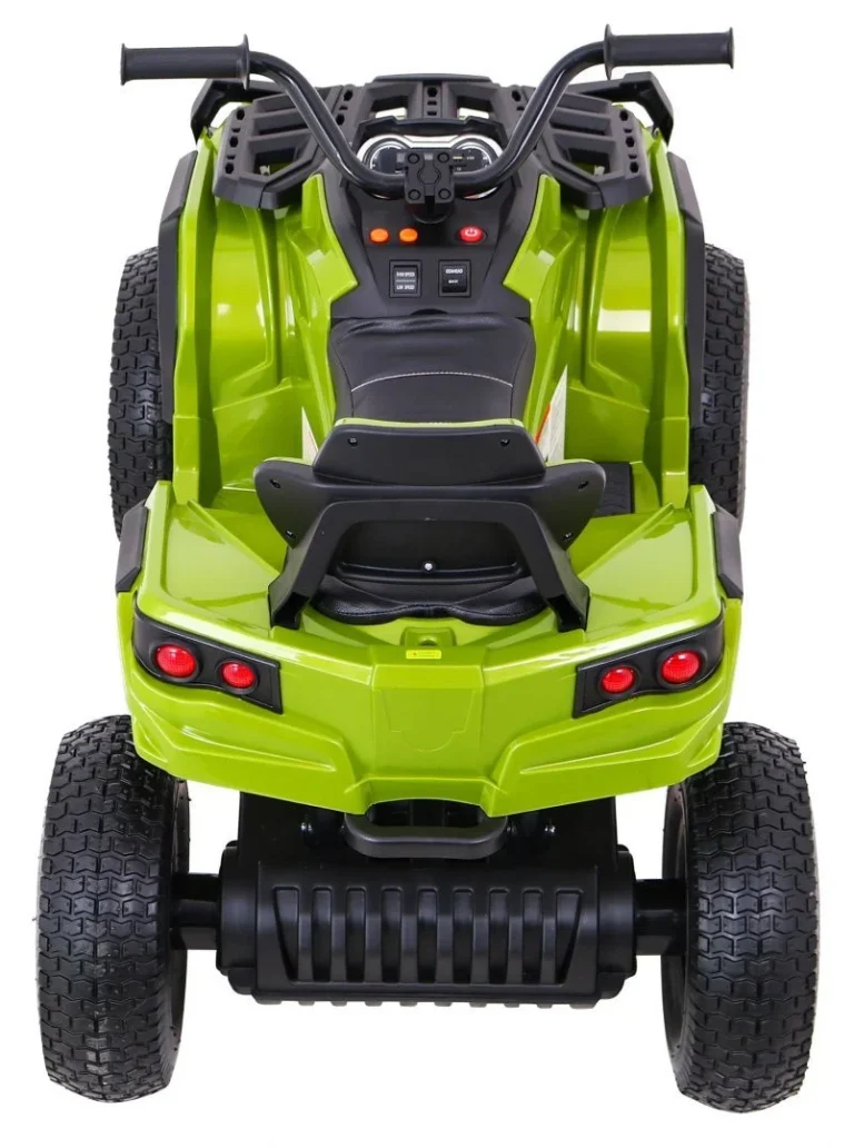 Dječji Atv Air Quad Na Baterije, Zeleni + Gume Na Napuhavanje + Mp3 Radio + Spori Start, Zelena Quad Na Akumulator 6
