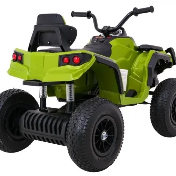 Dječji Atv Air Quad Na Baterije, Zeleni + Gume Na Napuhavanje + Mp3 Radio + Spori Start, Zelena Quad Na Akumulator 7