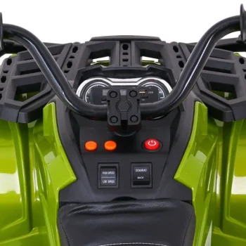 Dječji Atv Air Quad Na Baterije, Zeleni + Gume Na Napuhavanje + Mp3 Radio + Spori Start, Zelena Quad Na Akumulator 9