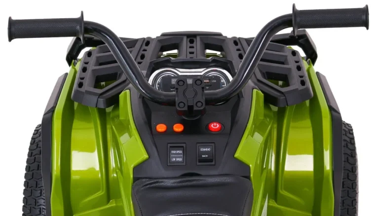 Dječji Atv Air Quad Na Baterije, Zeleni + Gume Na Napuhavanje + Mp3 Radio + Spori Start, Zelena Quad Na Akumulator 9