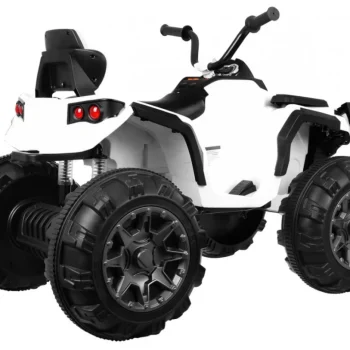 Dječji Atv Quad Na Baterije Bijeli + Eva Kotači + Mp3 Radio + Led + Spori Start, Bijela 2