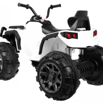 Dječji Atv Quad Na Baterije Bijeli + Eva Kotači + Mp3 Radio + Led + Spori Start, Bijela 3