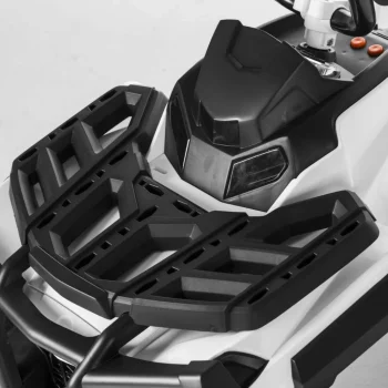 Dječji Atv Quad Na Baterije Bijeli + Eva Kotači + Mp3 Radio + Led + Spori Start, Bijela 6