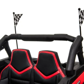 Dječji Buggy Racer Crveni + 4x4 Pogon + Daljinski Upravljač + Spori Start + Nosač Za, Crvena 13