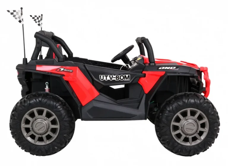 Dječji Buggy Racer Crveni + 4x4 Pogon + Daljinski Upravljač + Spori Start + Nosač Za, Crvena 8