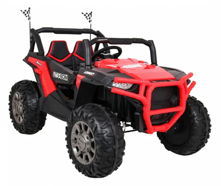 Dječji Buggy Racer Crveni + 4x4 Pogon + Daljinski Upravljač + Spori Start + Nosač Za, Crvena 9