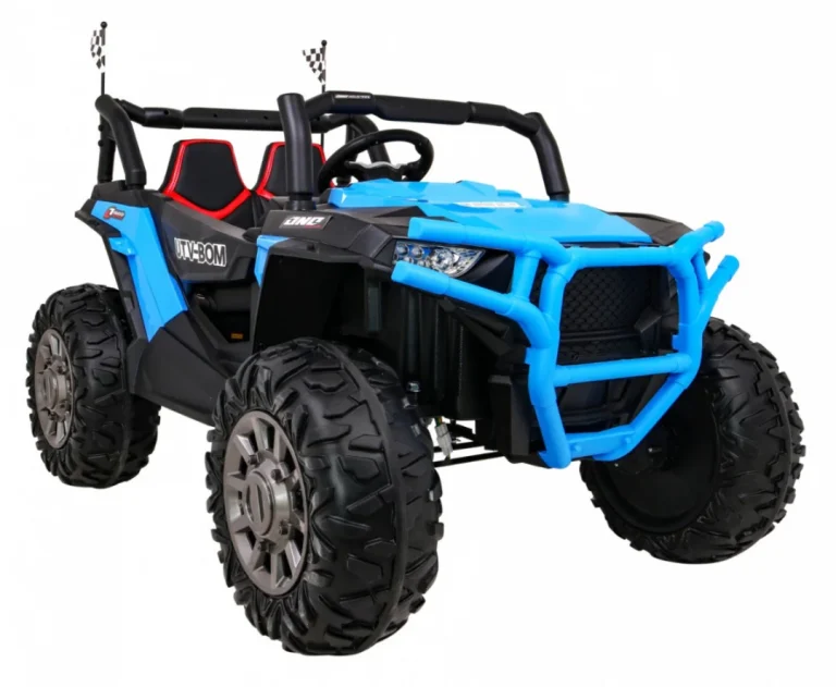 Dječji Buggy Racer Plavi + 4x4 Pogon + Daljinski Upravljač + Spori Start + Nosač Za Prtljagu, Plava 10