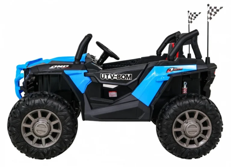 Dječji Buggy Racer Plavi + 4x4 Pogon + Daljinski Upravljač + Spori Start + Nosač Za Prtljagu, Plava 4