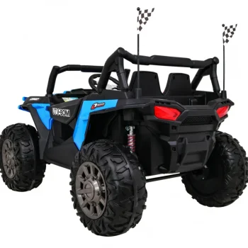 Dječji Buggy Racer Plavi + 4x4 Pogon + Daljinski Upravljač + Spori Start + Nosač Za Prtljagu, Plava 5