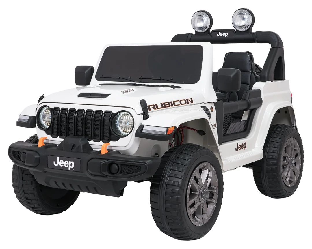 Dječji Jeep Wrangler Rubicon Lift Bijeli Auto Na Akumulator 1