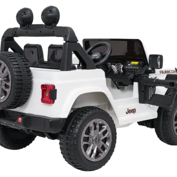Dječji Jeep Wrangler Rubicon Lift Bijeli Auto Na Akumulator 10