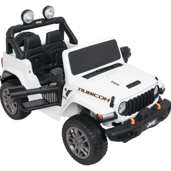 Dječji Jeep Wrangler Rubicon Lift Bijeli Auto Na Akumulator 12